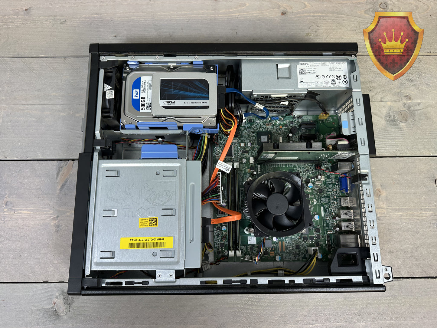 Dell optiplex 3010 I5 3470 12 GB DDR3 NVIDIA GeFORCE 210 256GB SSD 500GB HDD