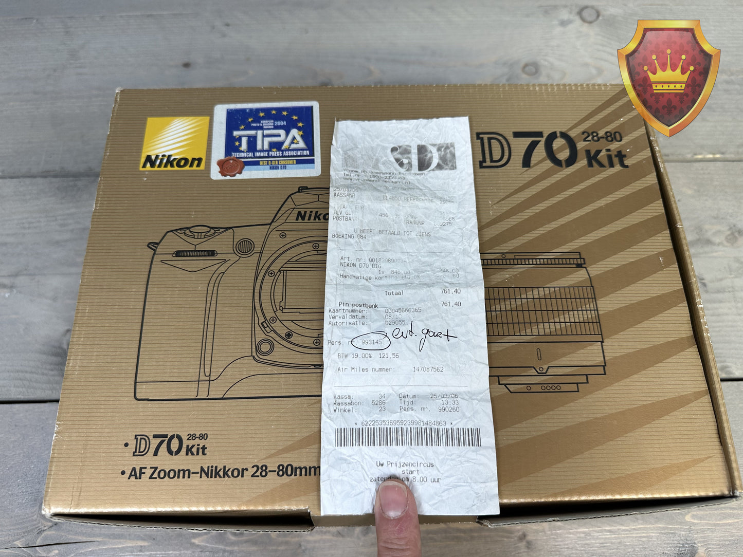 Nikon D70 DSLR Camera Kit 28-80mm Nieuw in Doos