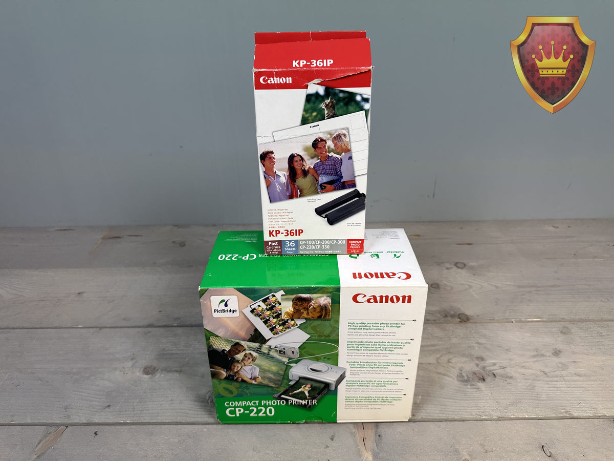 Canon CP-220 Compact Photo Printer + KP-36IP