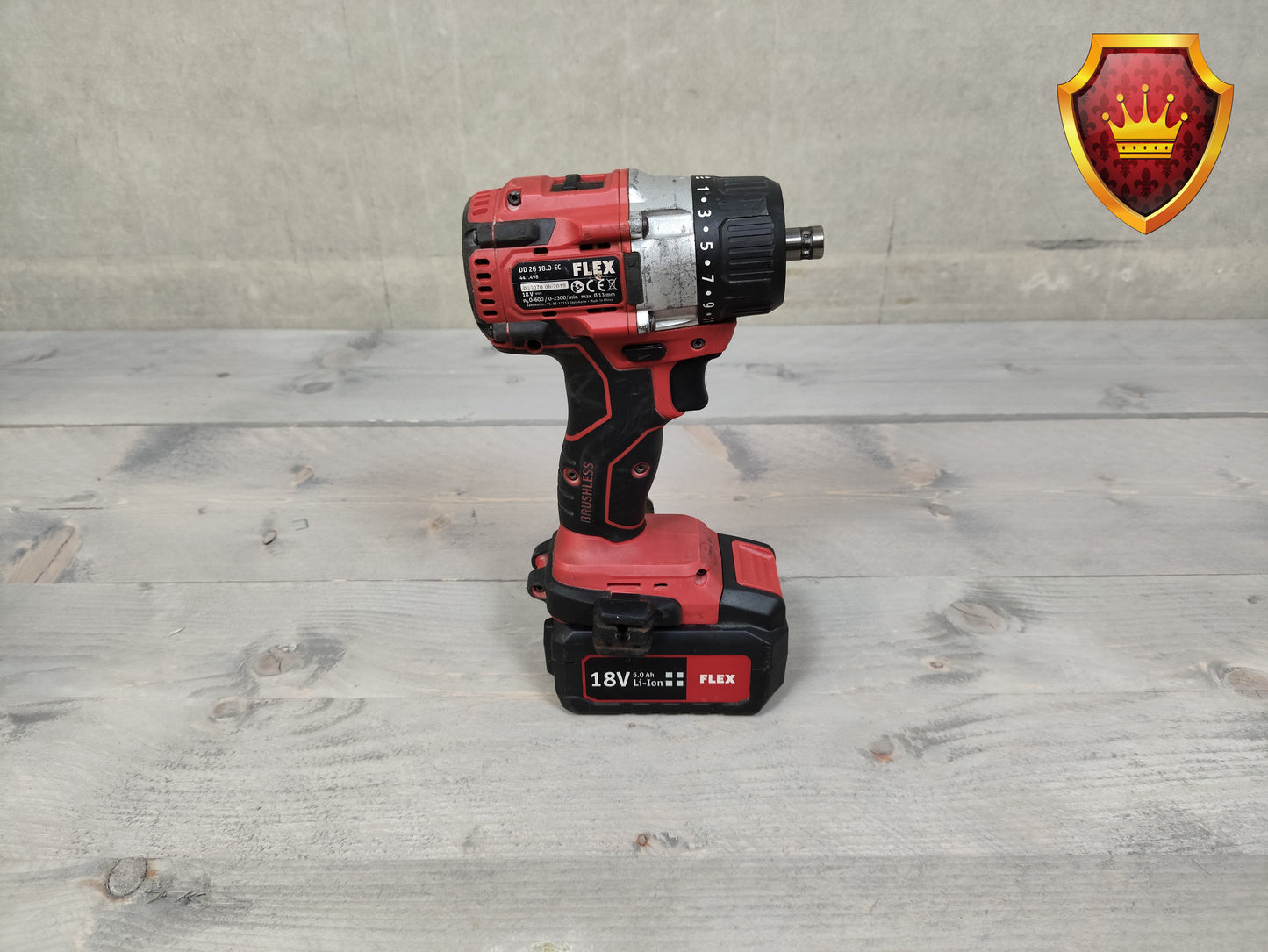 Flex DD 2G 18V accuboormachine set met 5Ah en 2.5Ah accu’s