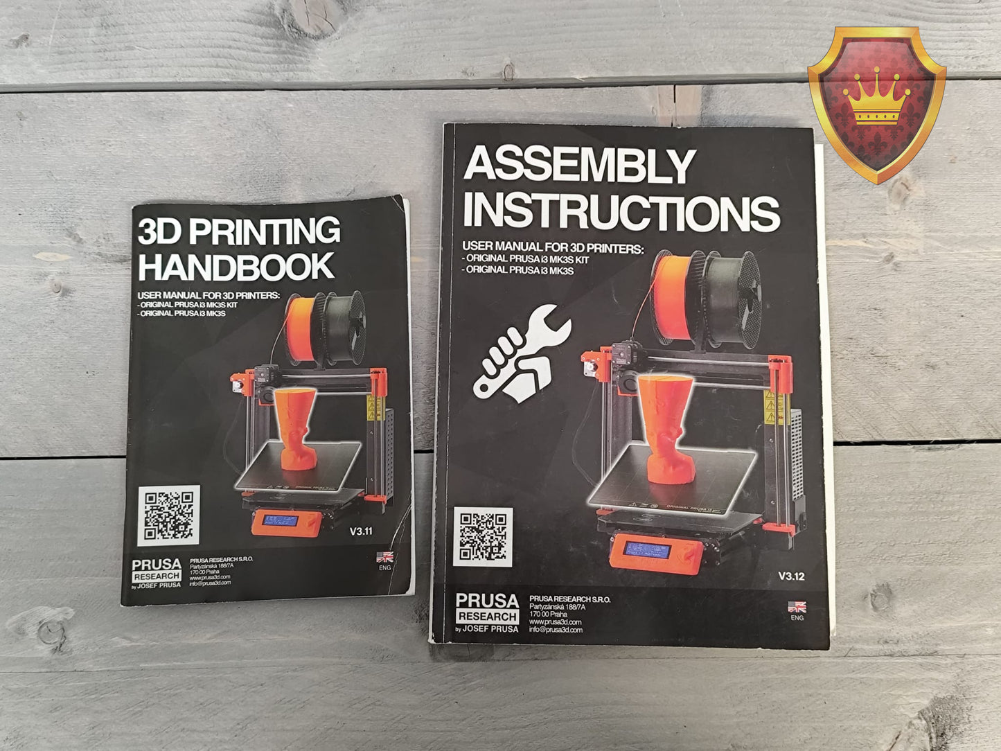 Prusa I3 MK3S 3D-printer met MMU3 inlusief 6x filament en Raspberry Pi 400