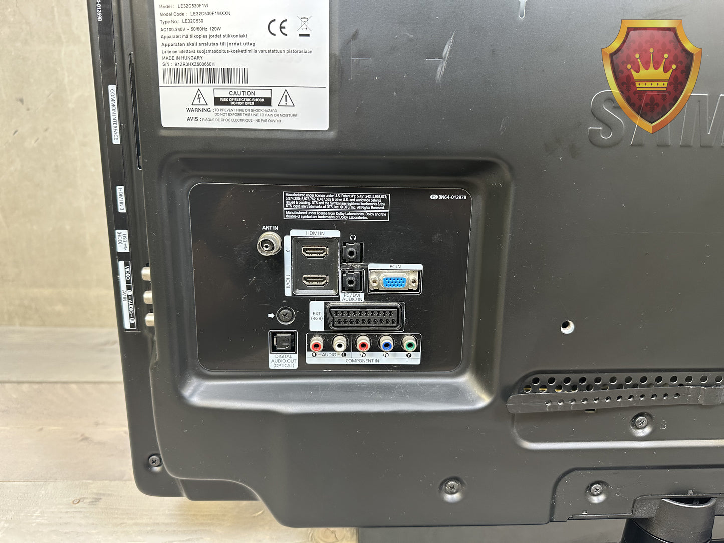 Samsung LE32C530F1W 32 inch Full HD LCD-tv met afstandsbediending