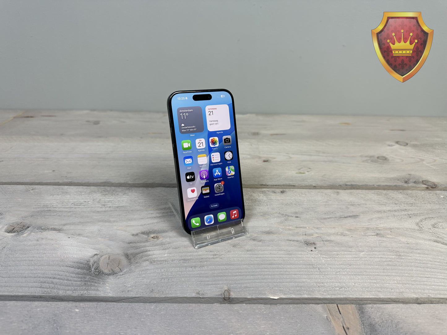 Iphone 15 Pro 512 GB Blue Titanium + Magsafe hoesje