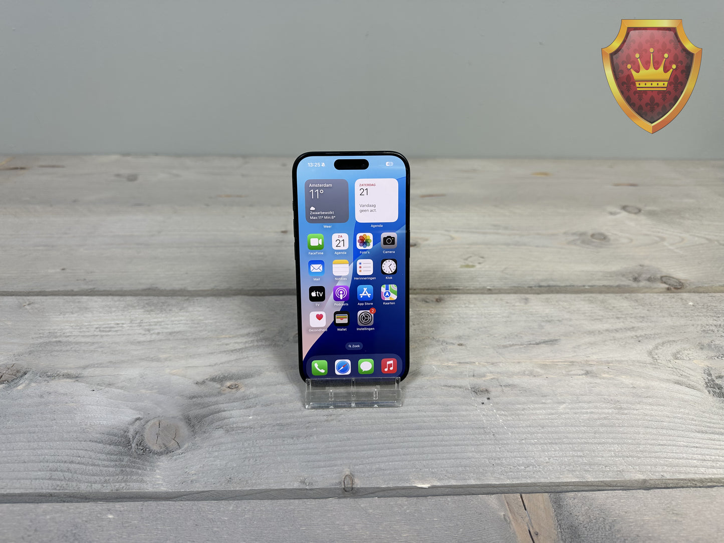 Iphone 15 Pro 512 GB Blue Titanium + Magsafe hoesje