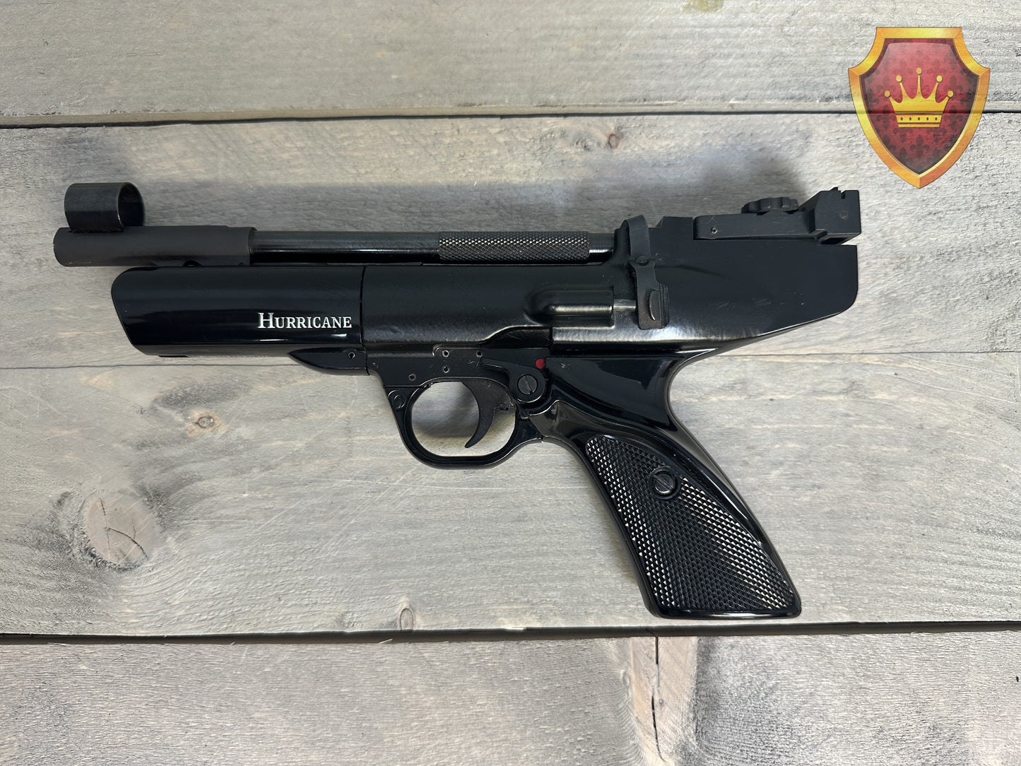 Webley hurricane 4.5mm luchtpistool inclusief pellets en doelkaartjes set