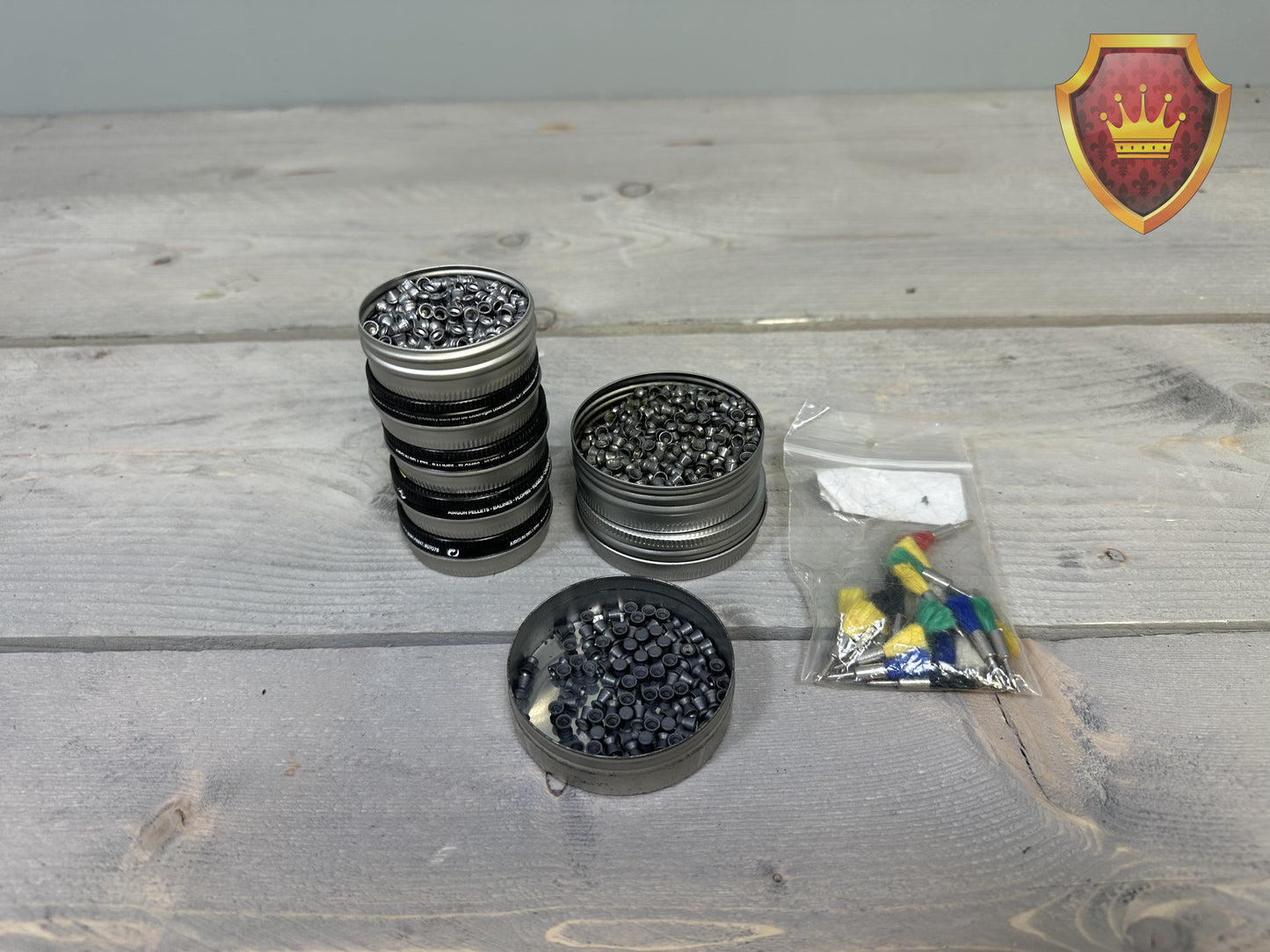 Webley hurricane 4.5mm luchtpistool inclusief pellets en doelkaartjes set