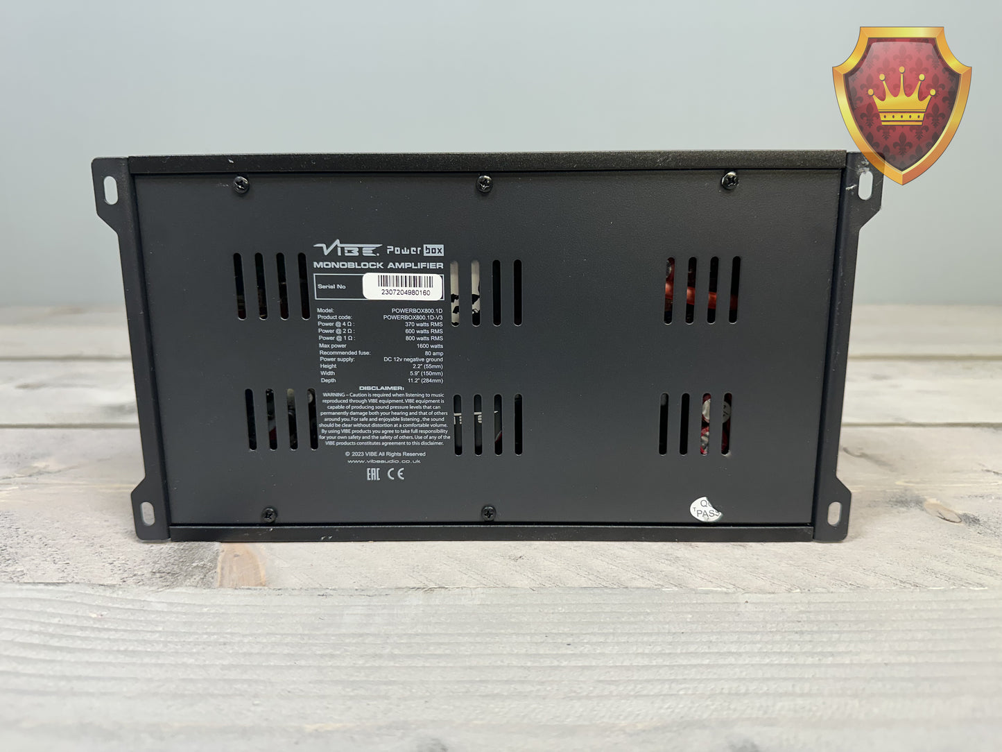 Vibe Slickmit V12 Subwoofer met Powerbox 800 Amp + Kabelset + garantie