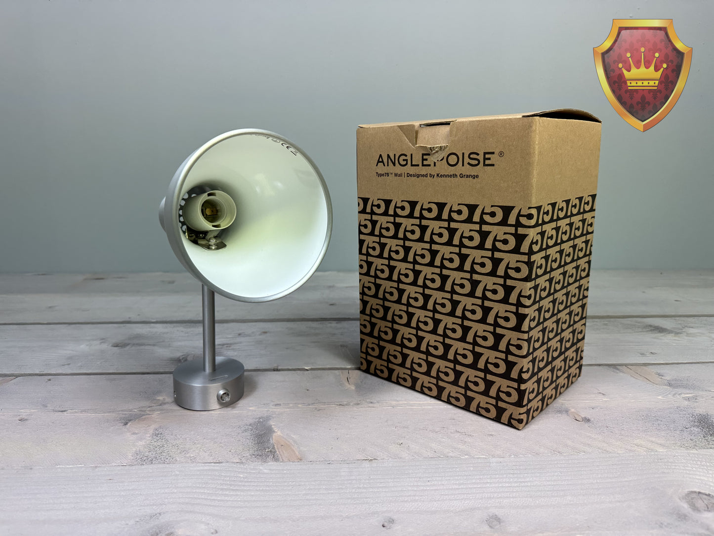 Anglepoise Type 75 Mini Metallic Designer Muur lamp in doos