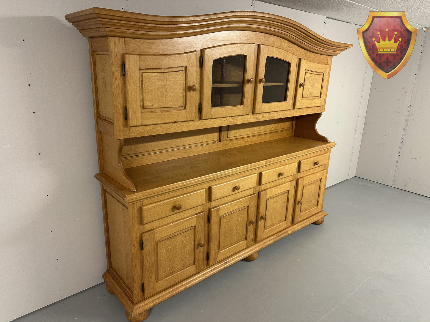 Massief eiken buffetkast 250x200x51 CM (2 delig)