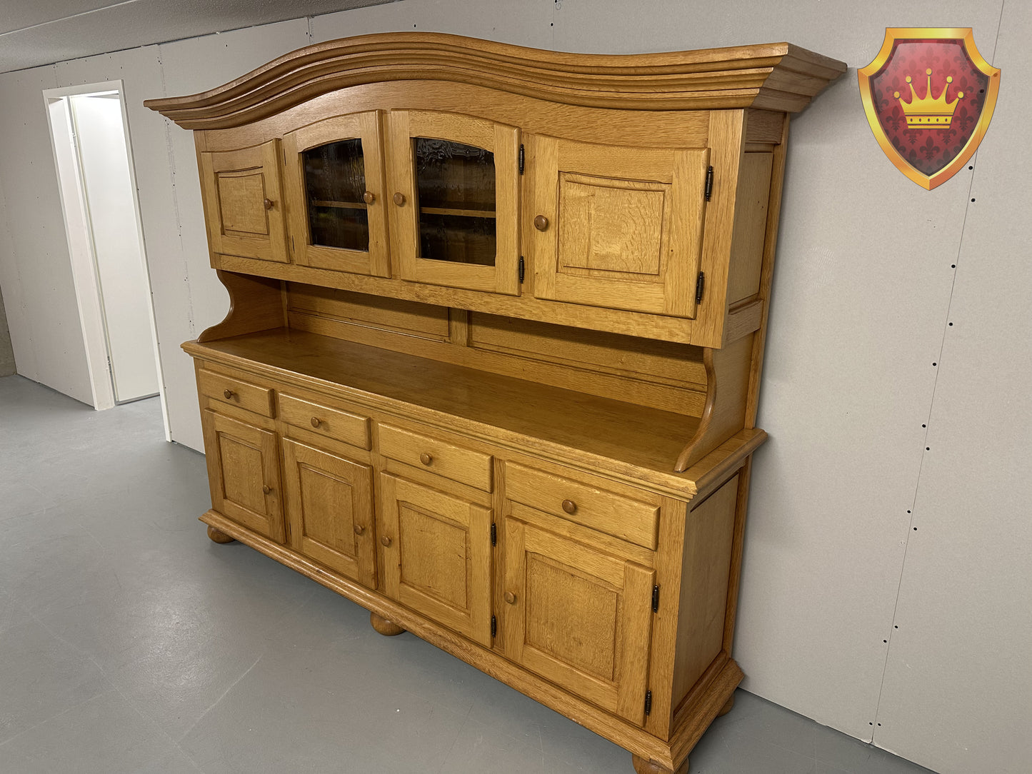 Massief eiken buffetkast 250x200x51 CM (2 delig)
