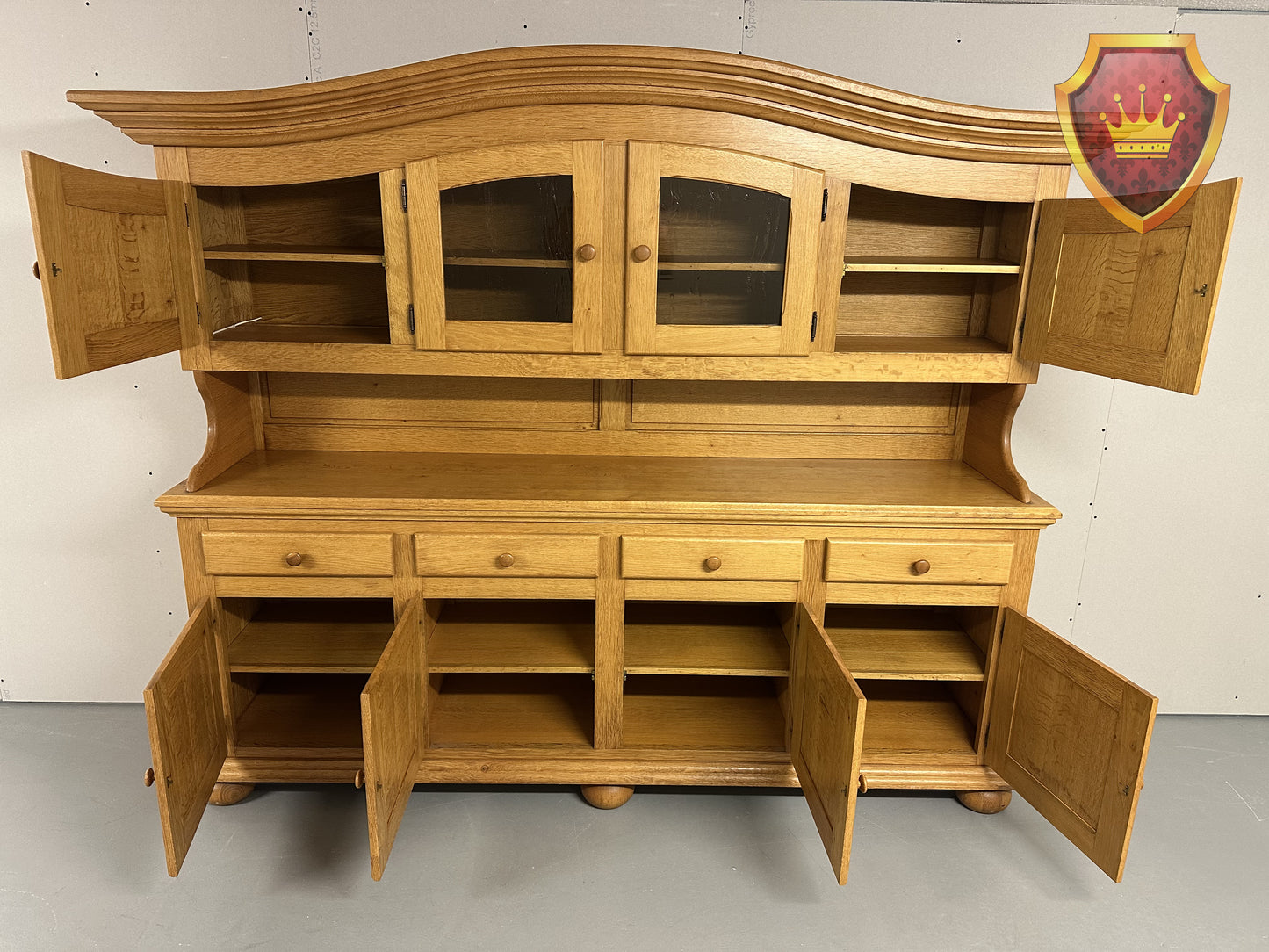 Massief eiken buffetkast 250x200x51 CM (2 delig)