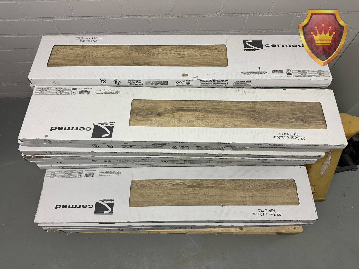 Cermed Limewood Roble keramische tegels 30m²