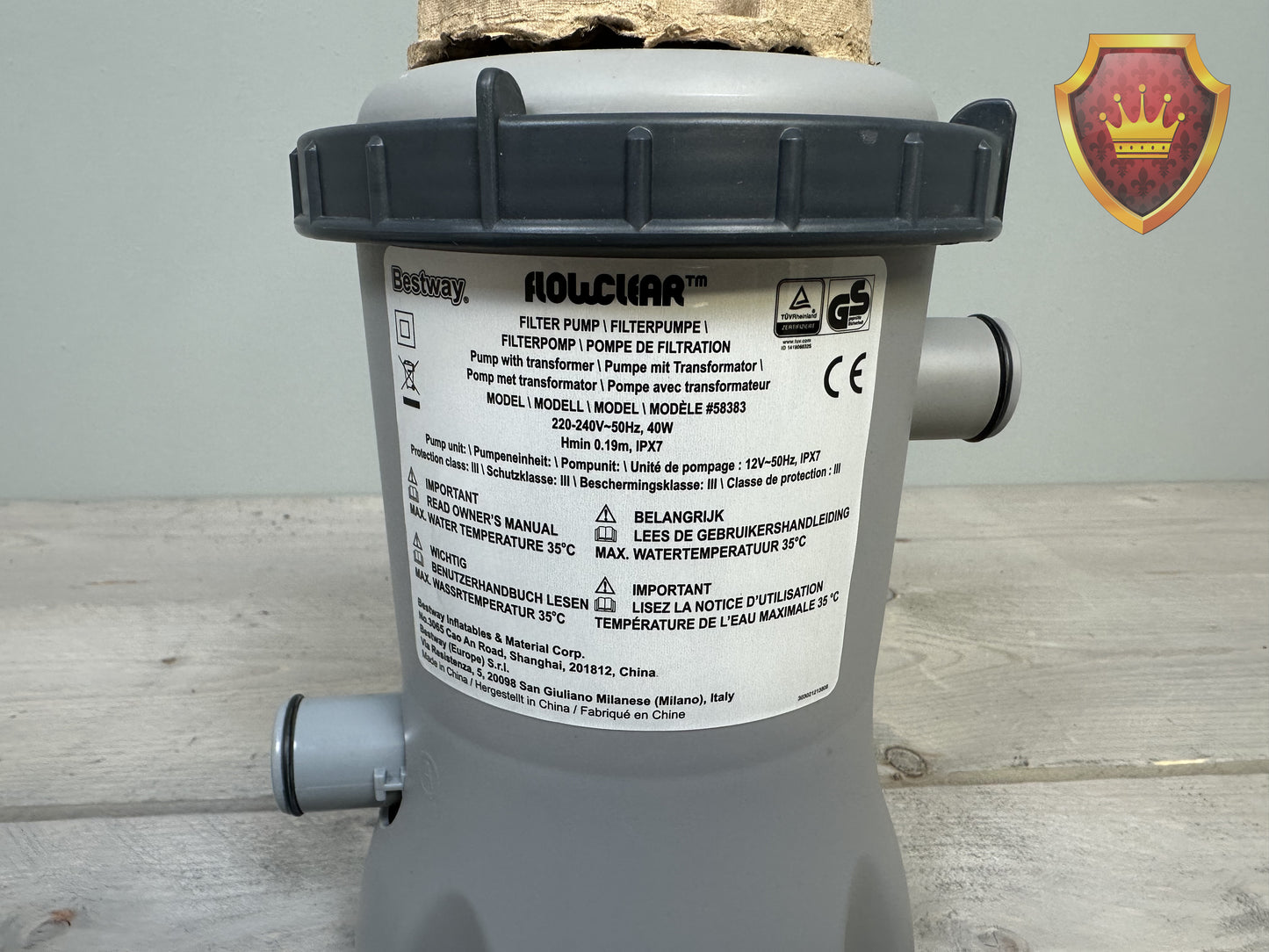 Bestway filter pomp model 58383 - In doos