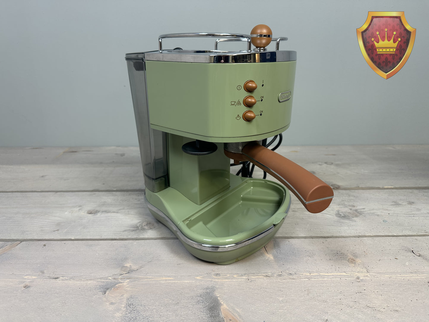 De'Longhi Icona Vintage ECOV311.BG Handmatige Espressomachine - Olijfgroen