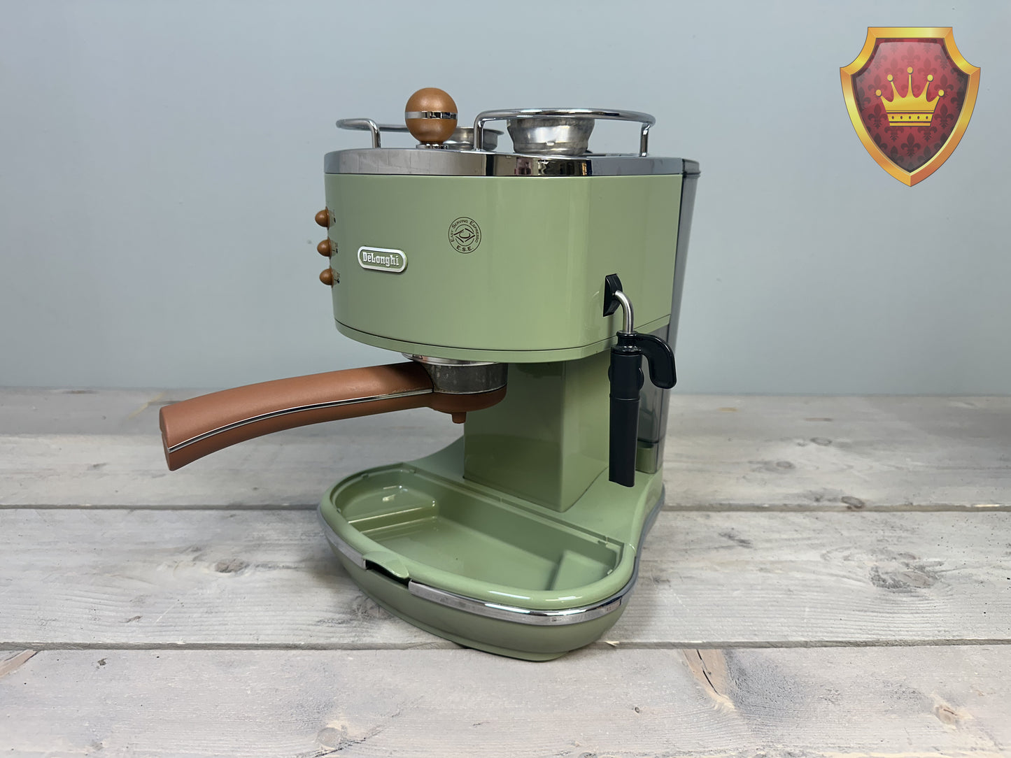 De'Longhi Icona Vintage ECOV311.BG Handmatige Espressomachine - Olijfgroen