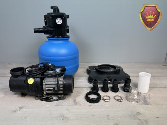 Zandfilterset ZF-300VT met pomp P250 en PDC + Toebehoren