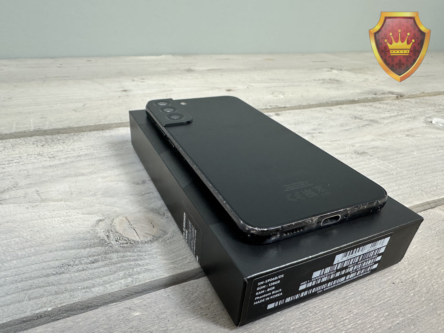 Samsung Galaxy 22+ 128GB zwart - Batt: normaal - staat 6/10