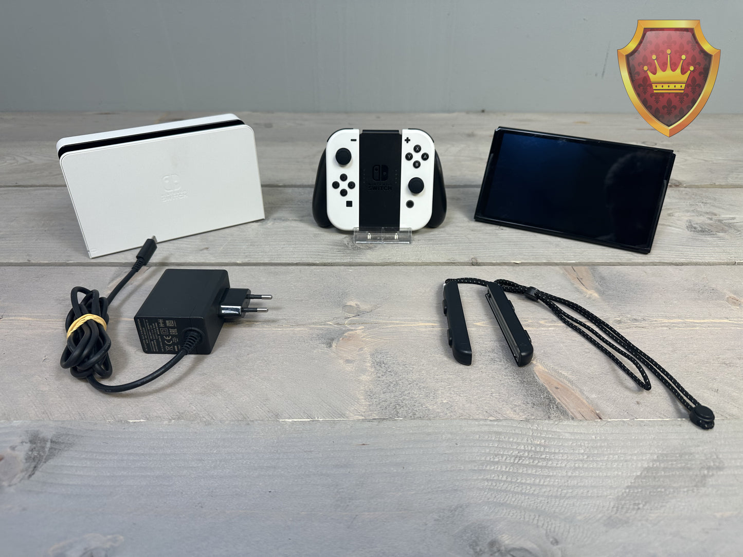 Nintendo Switch OLED 64GB Wit met 128GB SD kaart