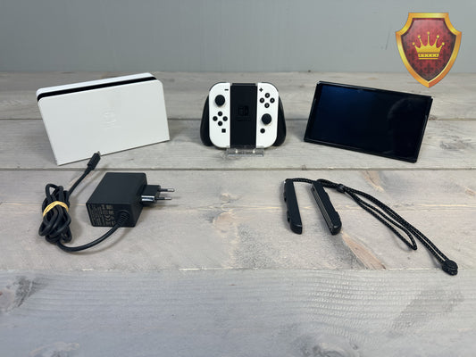 Nintendo Switch OLED 64GB Wit met 128GB SD kaart