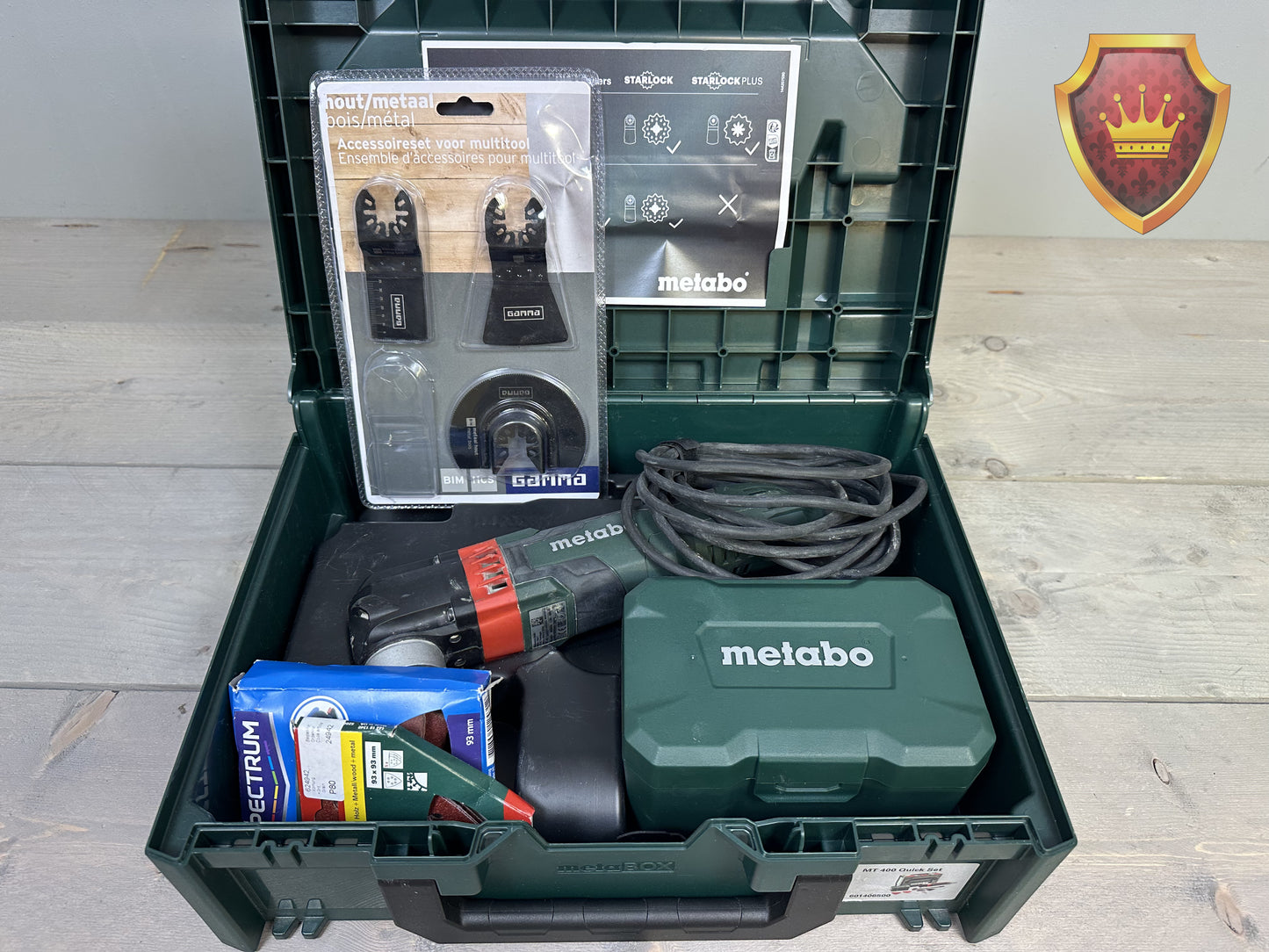 Metabo MT400 Multitool met koffer en accesoires