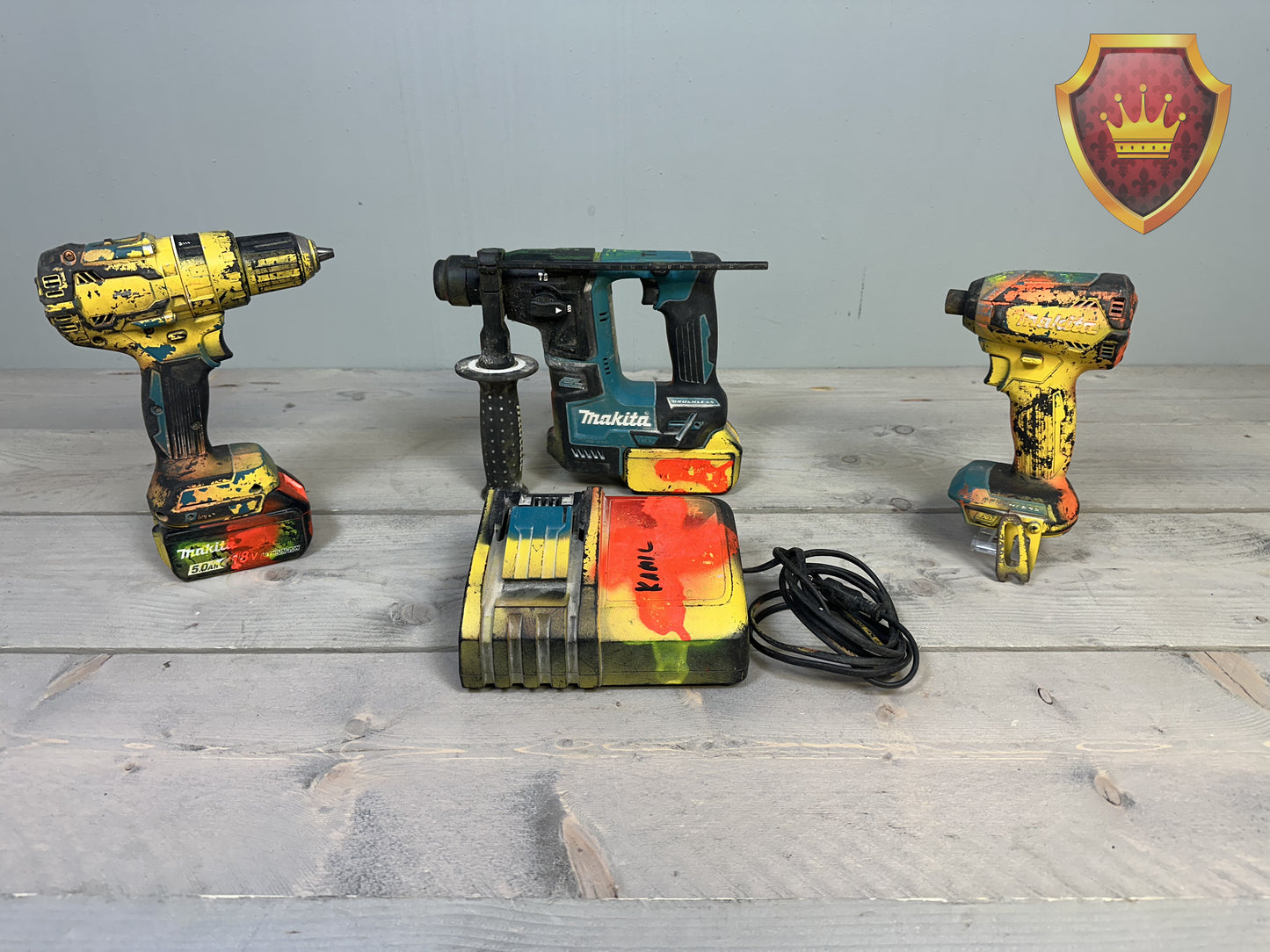 Makita 18V accugereedschapsset met accu’s