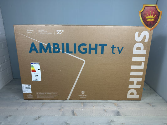 Philips 55PUS8450/12 55 inch 4K QLED Ambilight TV + Garantie