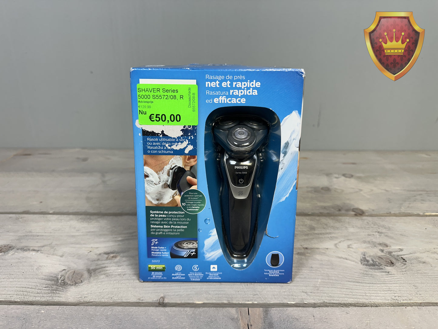 TESTAANKOOP! Philips S5572/08 Series 5000 Wet & Dry Turbo+ (kopie)