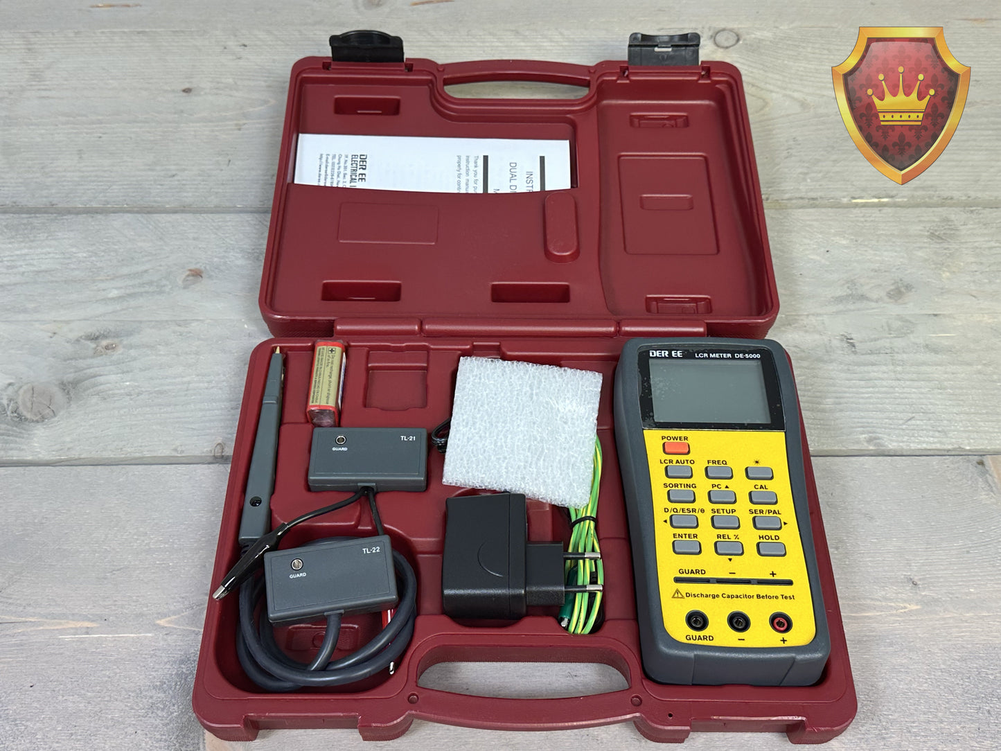 DER EE DE-5000 LCR Meter Professioneel Meetinstrument