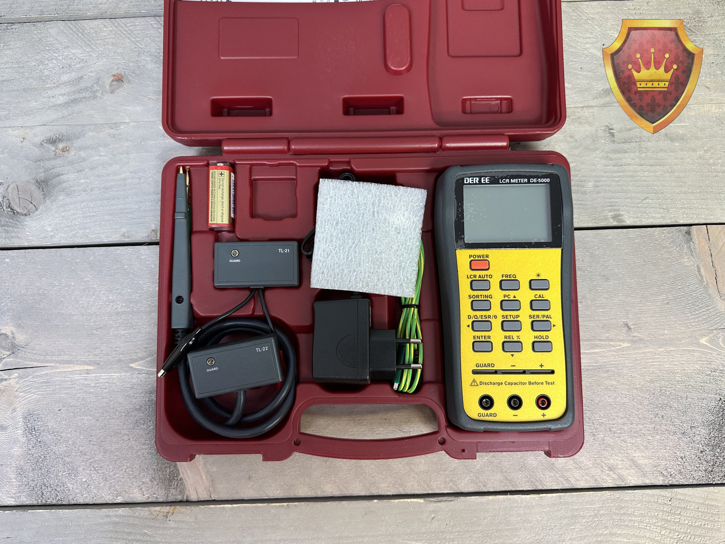 DER EE DE-5000 LCR Meter Professioneel Meetinstrument