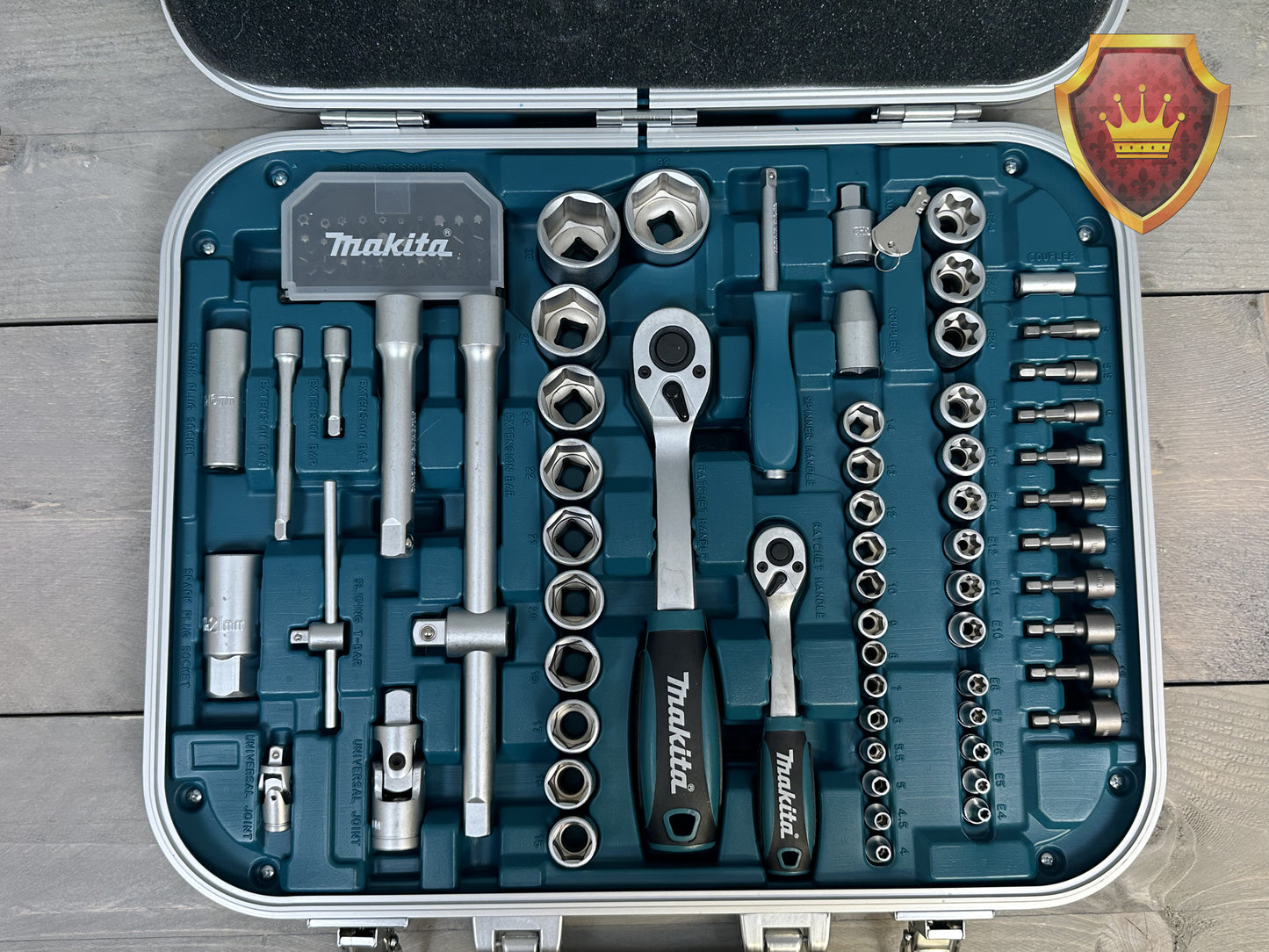 Makita 150-delige Gereedschapset Aluminium Koffer