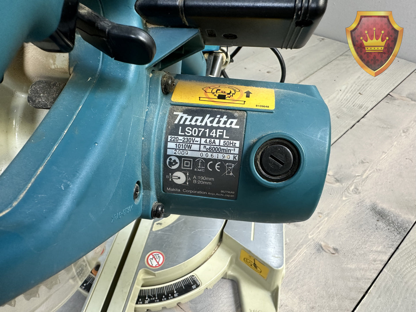 Makita LS0714FL Afkortzaag Laser 190mm 1010W