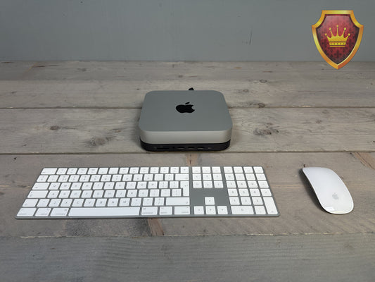 APPLE MAC MINI M1 A2348 8GB / 256GB + SATECHI ST-ABHFM + toetsenbord en muis