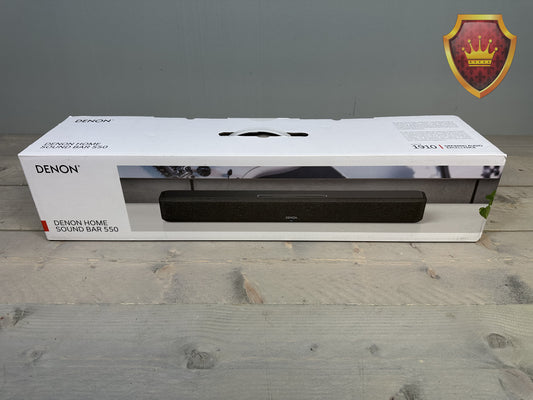Denon Home Sound Bar 550 Zwart + garantie 2028