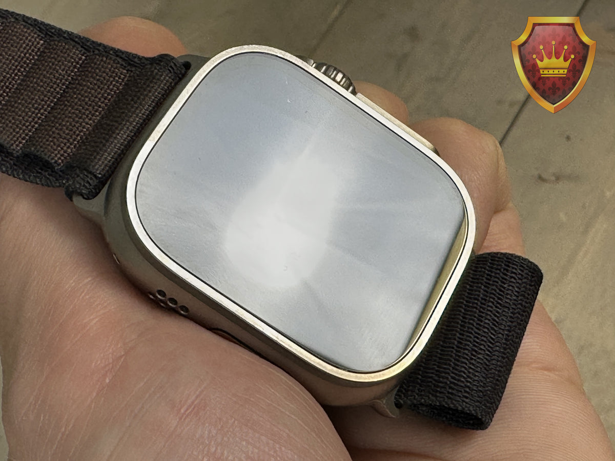 Apple Watch Ultra 49mm Titanium Trail Loop Batt 96%