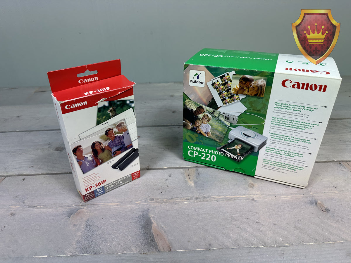Canon CP-220 Compact Photo Printer + KP-36IP