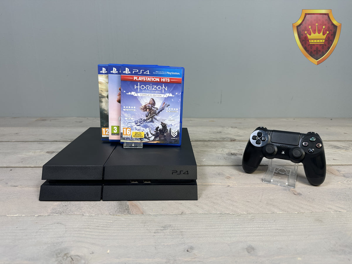 Sony PlayStation 4 500GB + 1 Controller + 3 Spellen