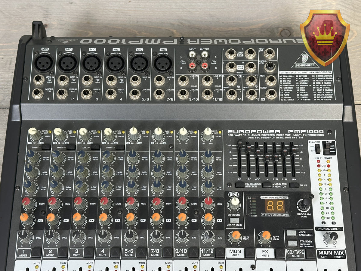 Behringer Europower PMP1000 12-Kanaals Powermixer