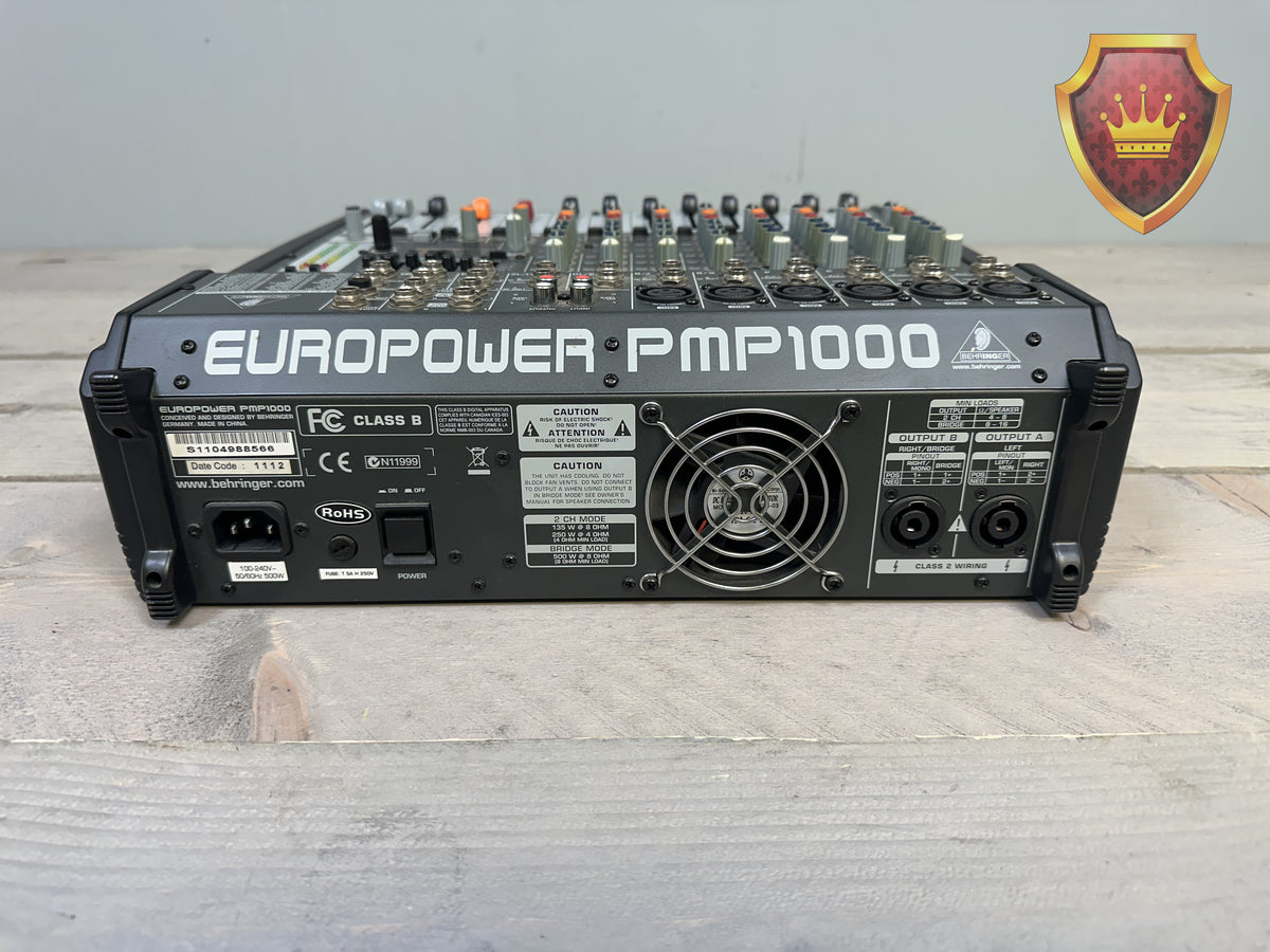 Behringer Europower PMP1000 12-Kanaals Powermixer