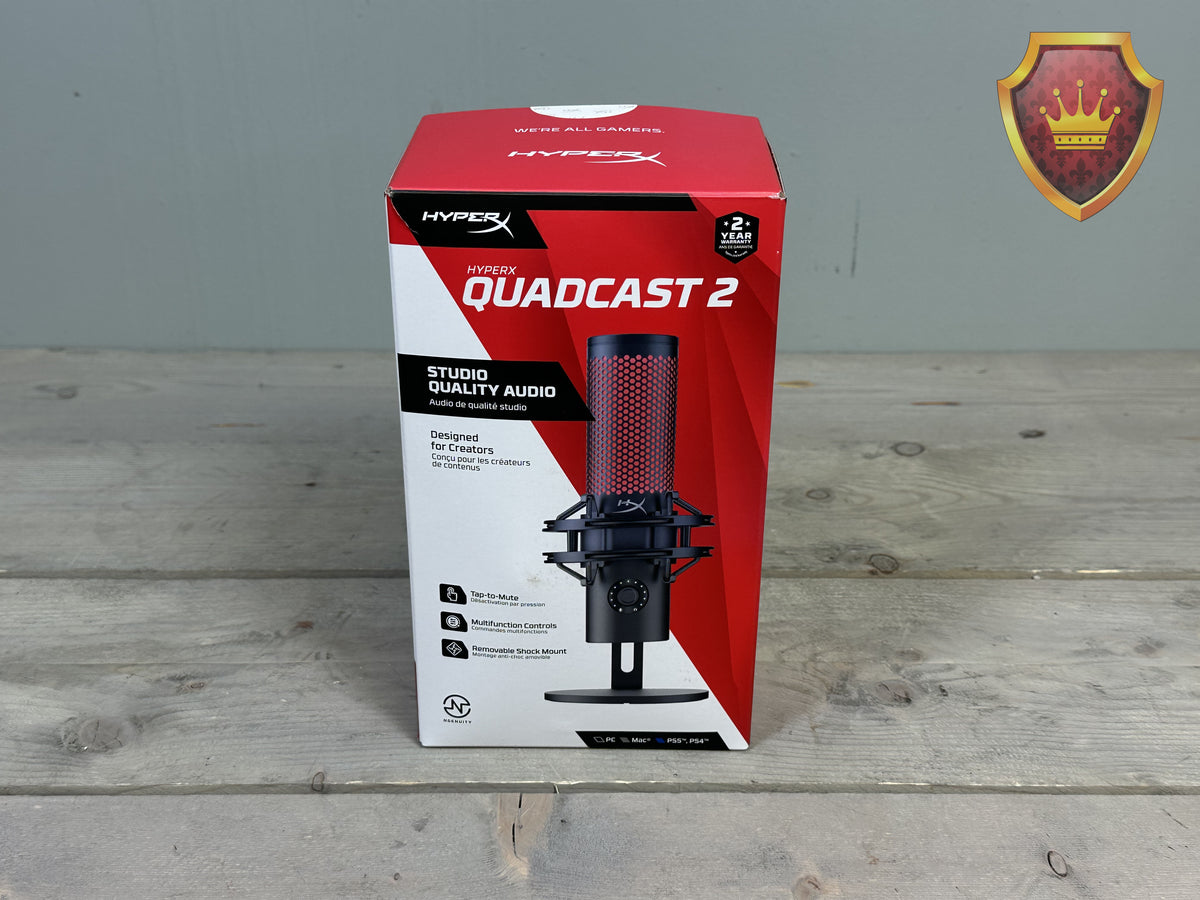 HyperX QuadCast 2 Zwart in doos