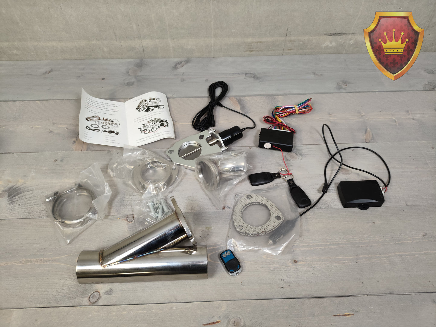 Elektronische uitlaatklep exhaust cut-out kit 2.5 inch