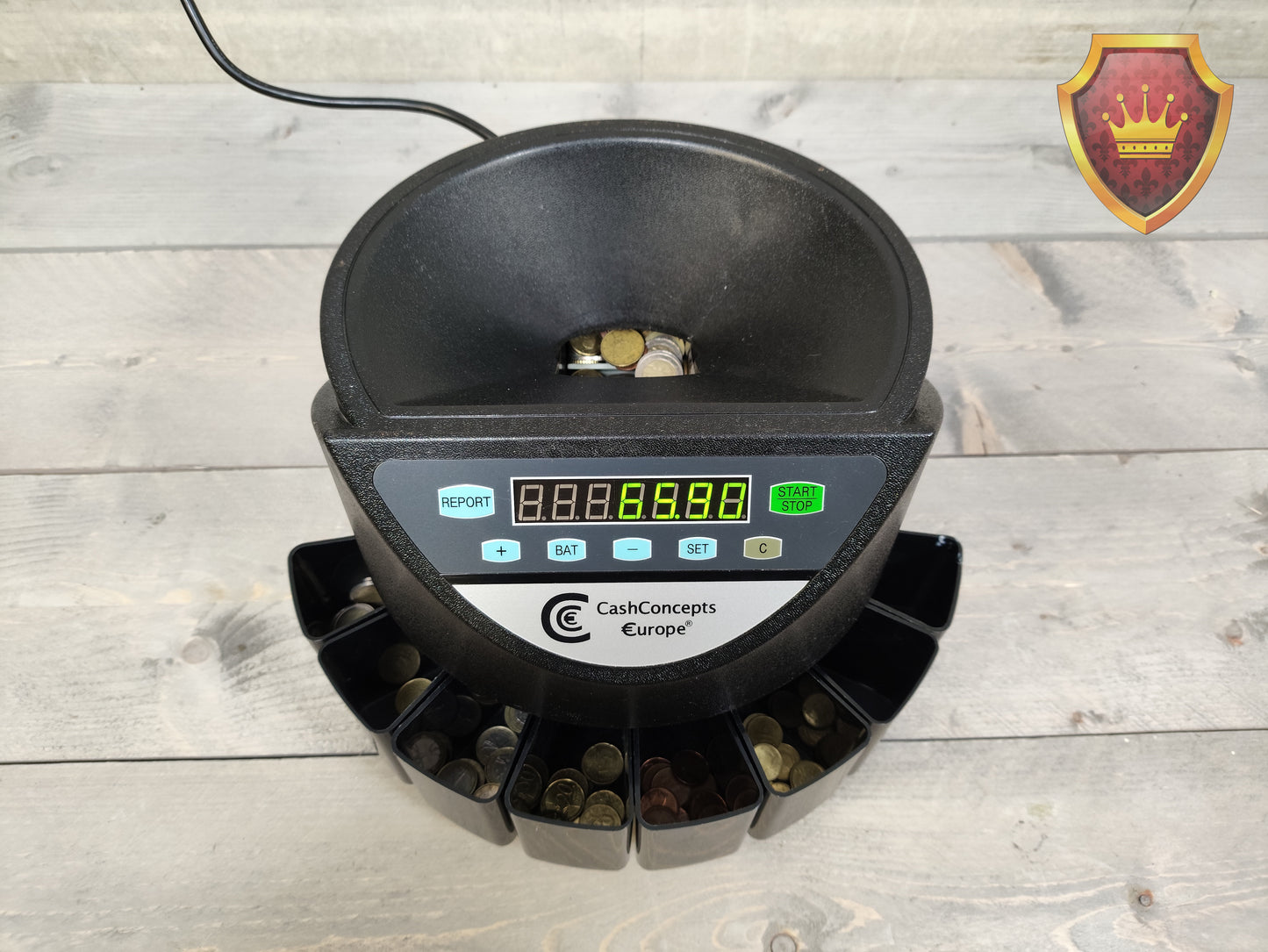 CashConcept Europe CCE-400 euro muntenteller