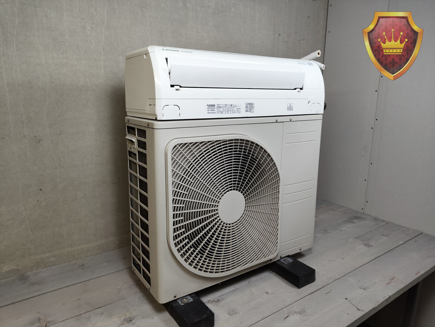 Mitsubishi SRC50ZM-S + SKRZ50ZS-W aircosysteem