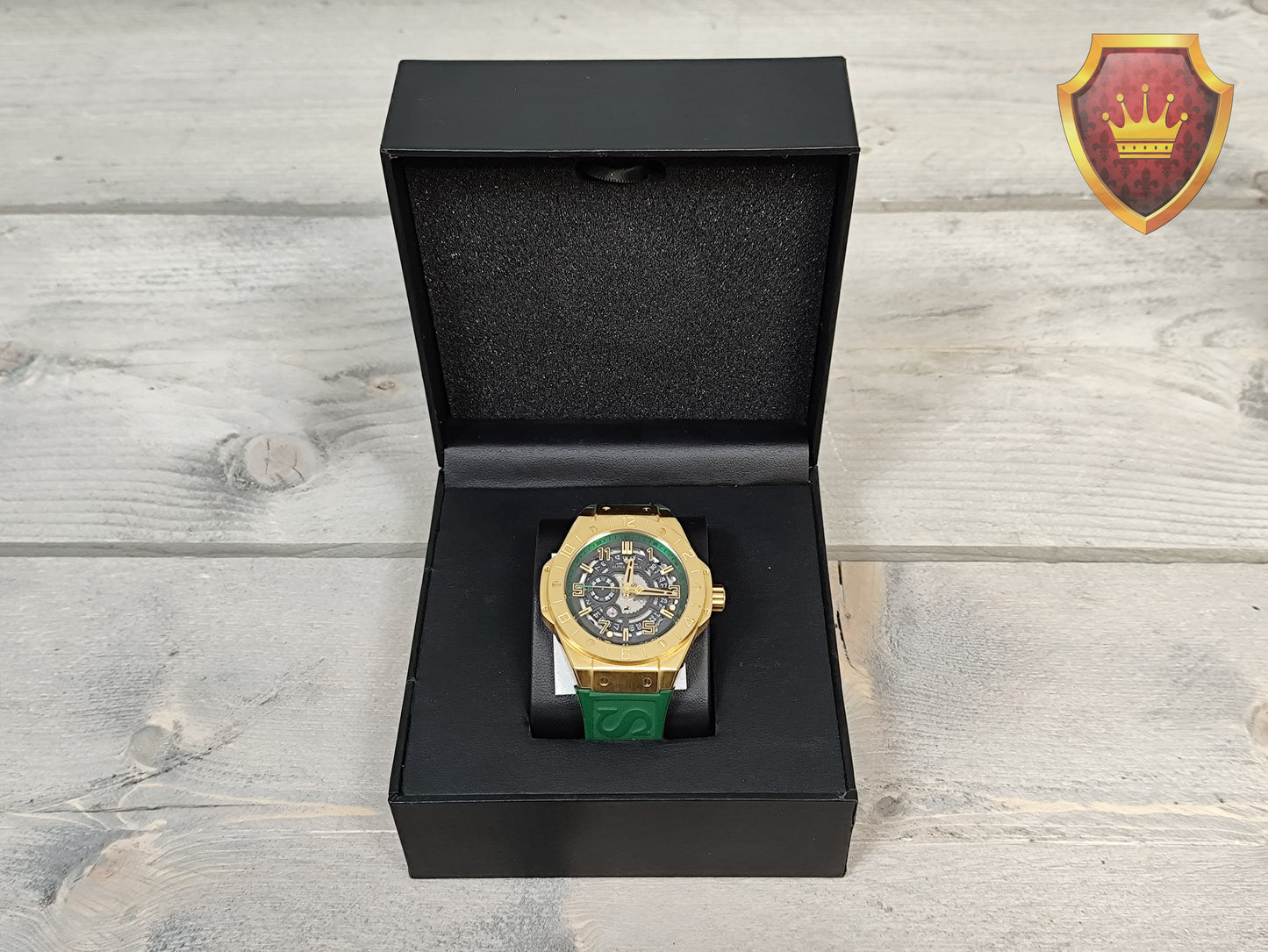 Alpha Sierra Hellcat GG04 horloge groen met doos en certificaat