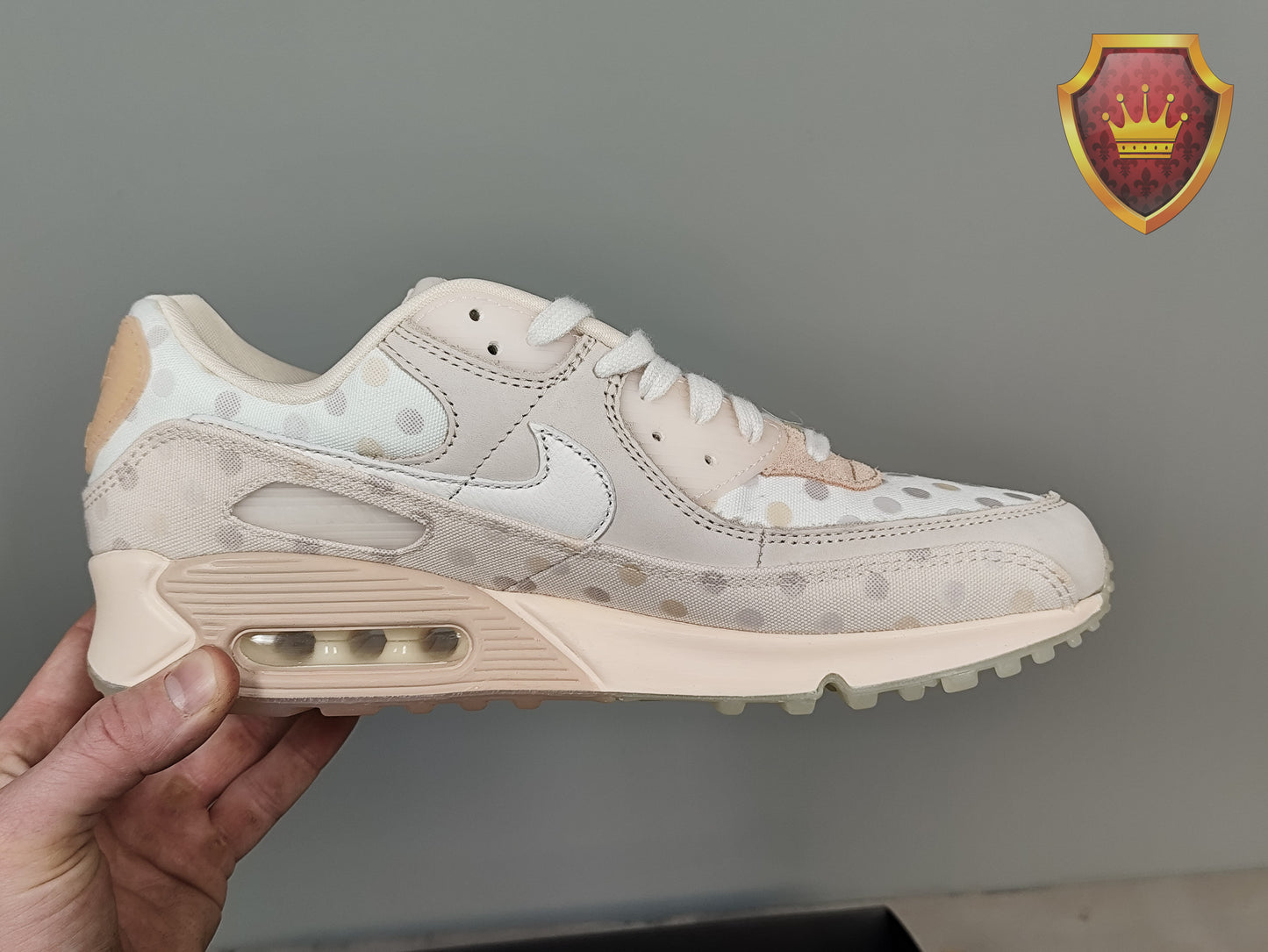 Nike Air Max Shimmer Sail Polka EU 45 nieuw