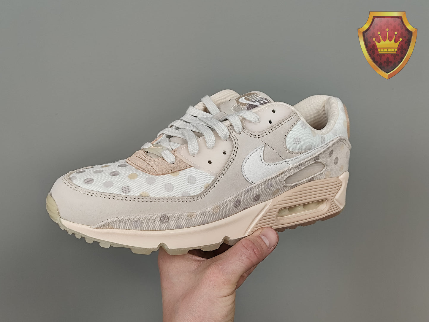 Nike Air Max Shimmer Sail Polka EU 45 nieuw