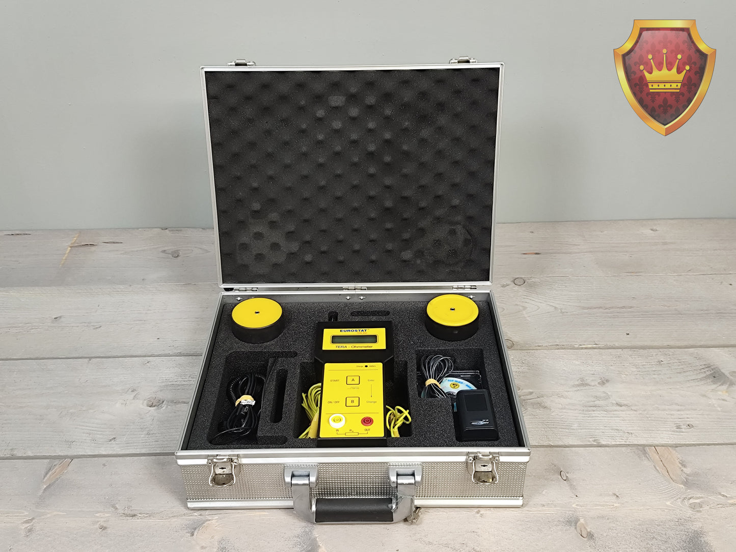 Eurostat TOM 600 Ohmmeter compleet in koffer