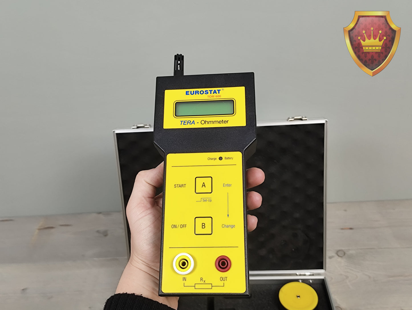 Eurostat TOM 600 Ohmmeter compleet in koffer