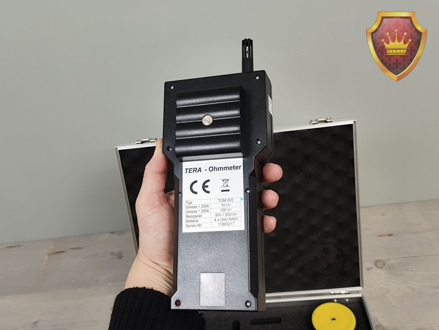 Eurostat TOM 600 Ohmmeter compleet in koffer