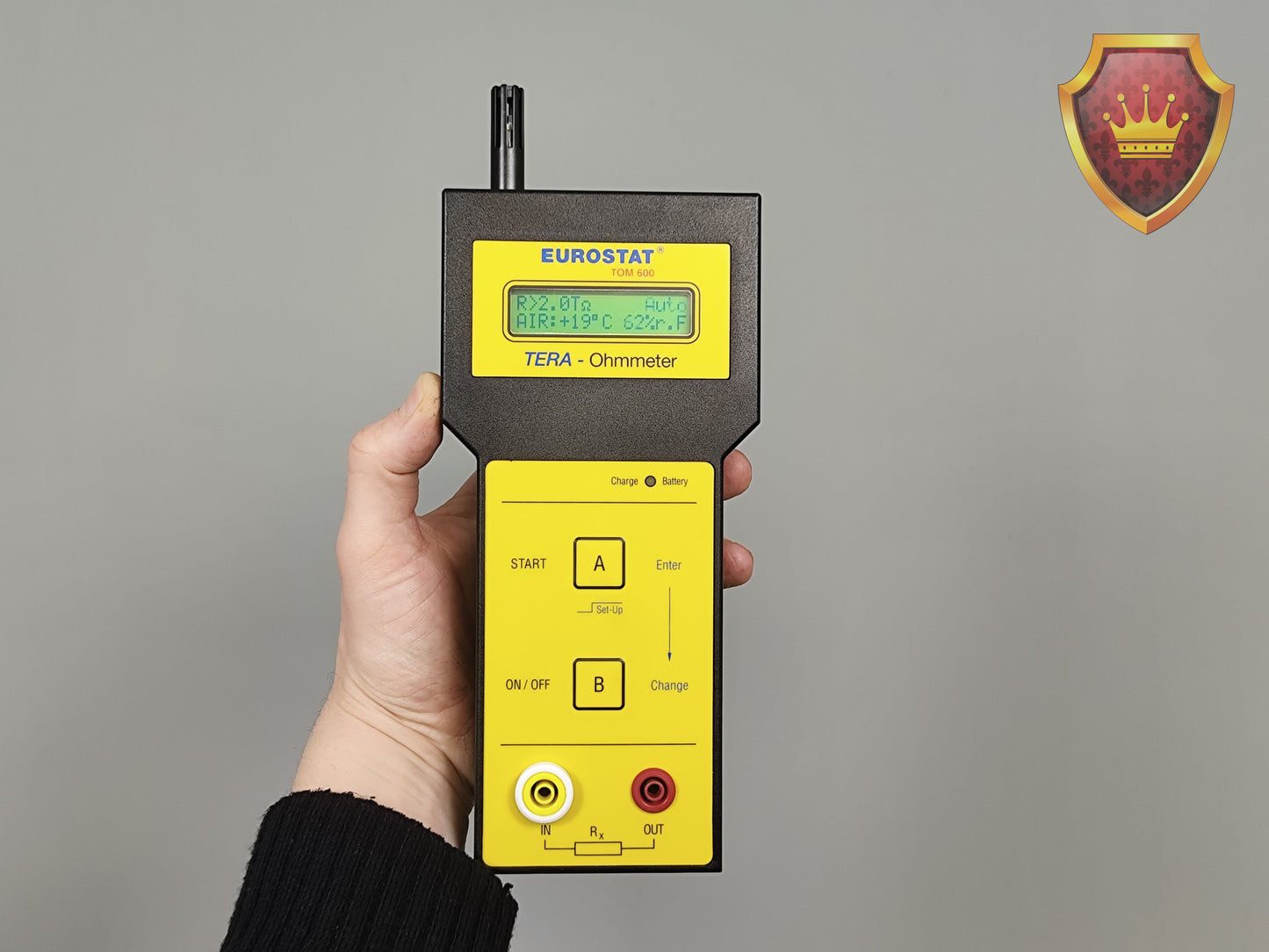 Eurostat TOM 600 Ohmmeter compleet in koffer