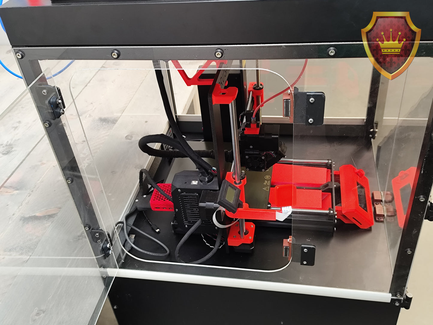 Prusa I3 MK3S 3D-printer met MMU3 inlusief 6x filament en Raspberry Pi 400